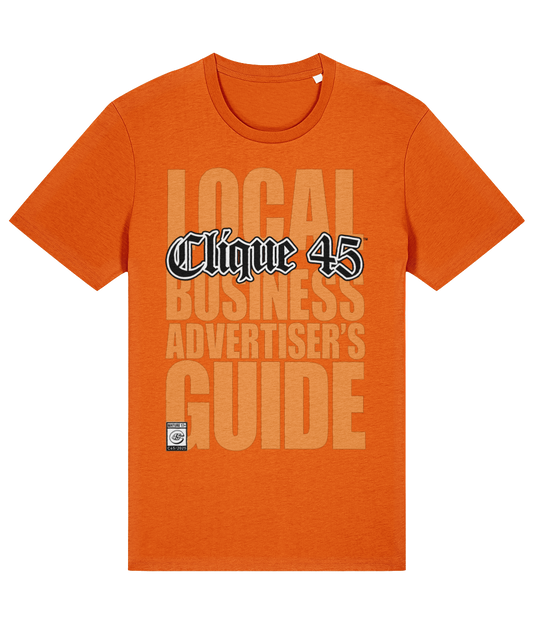 Clique 45 - San Andreas Tee (Orange)